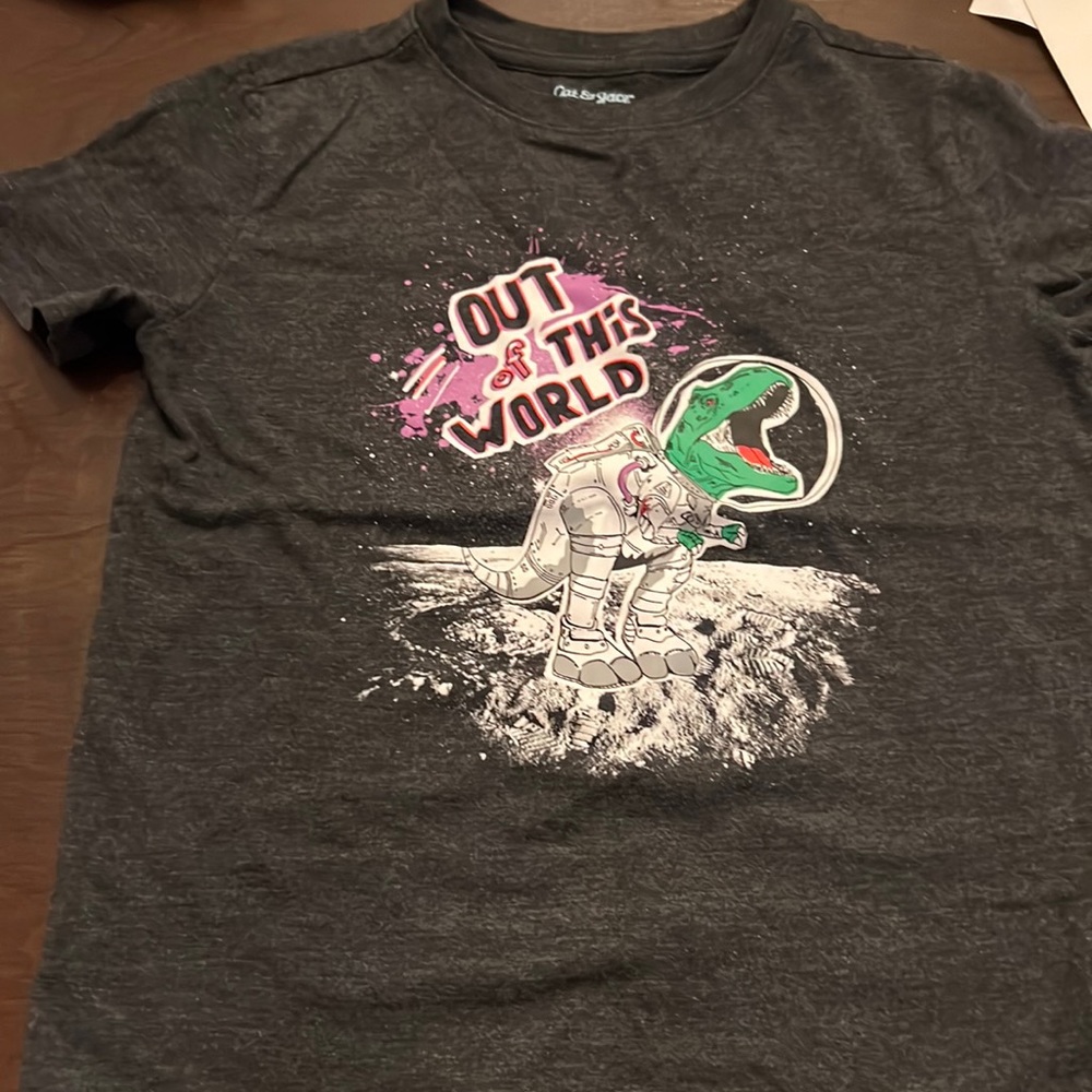 Cat and Jack size 6/7 Dino shirt